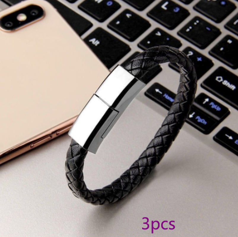 VoltBrace™ – The Wearable Charger (Leather Charging Bracelet) Iphone/Android