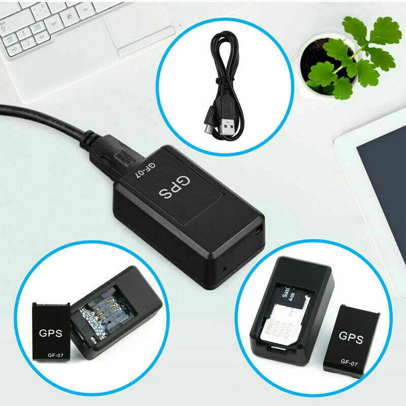 Real-Time Mini Magnetic GPS Tracker for Cars & Trucks - USA GSM GPRS Locator