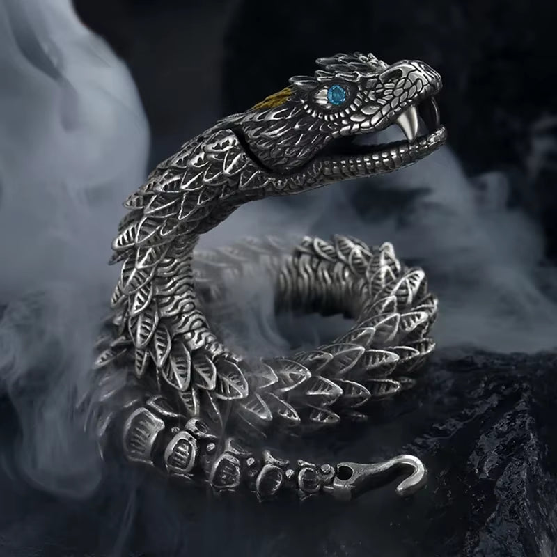 Traditional Tibetan Dragon Bracelet β Powerful Domineering Dragon Scale Bangle for Men & Women | Lucky Copper Amulet Jewelry Gift