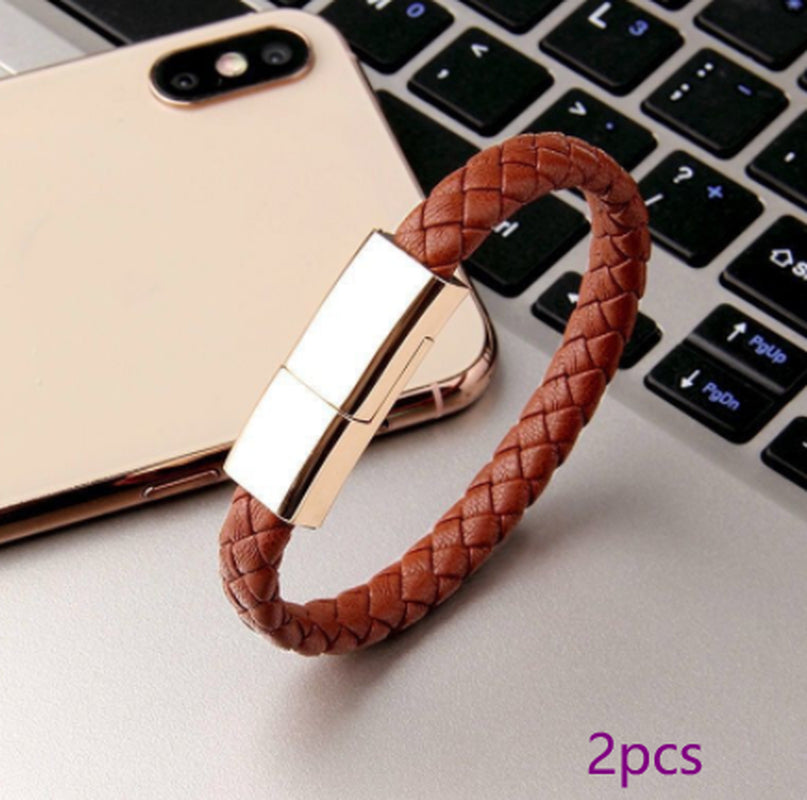 VoltBrace™ – The Wearable Charger (Leather Charging Bracelet) Iphone/Android