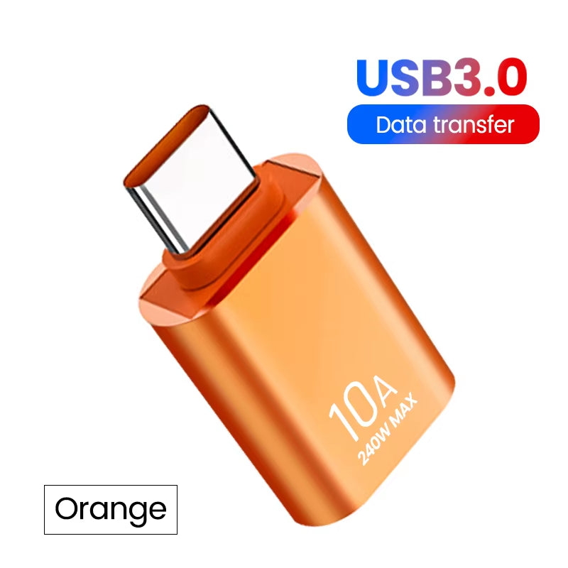 PowerBridge™ Type-C/USB Adapters – Fast Charging & Data Sync (10A)