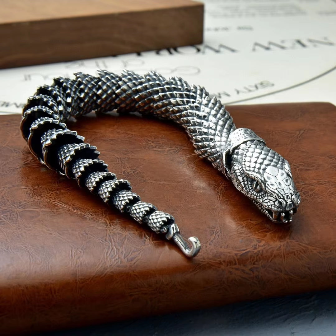Traditional Tibetan Dragon Bracelet β Powerful Domineering Dragon Scale Bangle for Men & Women | Lucky Copper Amulet Jewelry Gift
