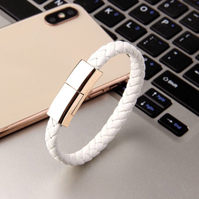 VoltBrace™ – The Wearable Charger (Leather Charging Bracelet) Iphone/Android