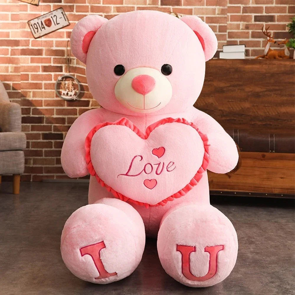 Surprise Your Loved One This Valentine's with a Giant LOVE Plush Bear! Perfect Gift for Girlfriends and Wives! π»β€οΈπ