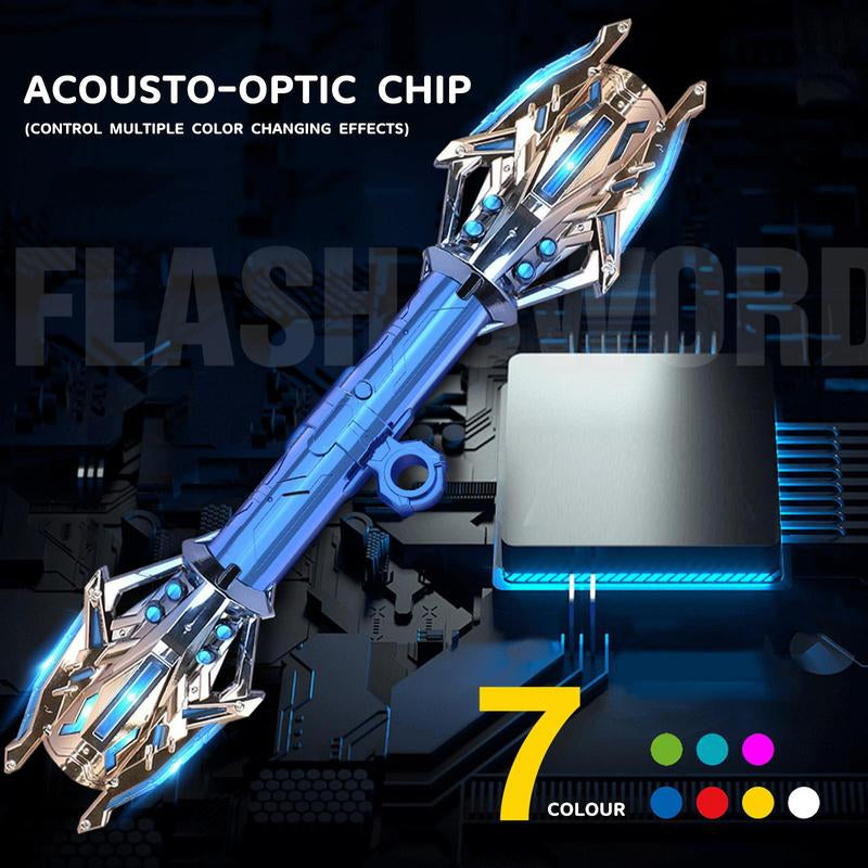 Ultimate Dueling Lightsaber Set - 2-in-1 LED Toys with Epic Sound Effects & 7 Color Options for Kids - Perfect for Halloween, Christmas, and Galaxy Warrior Adventures!