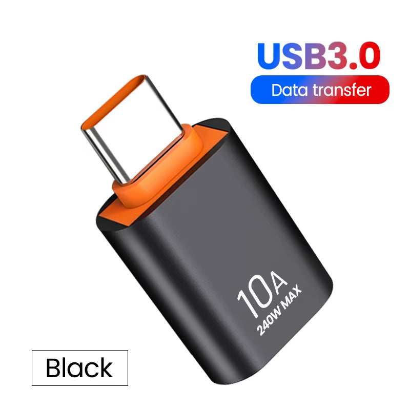 PowerBridge™ Type-C/USB Adapters – Fast Charging & Data Sync (10A)