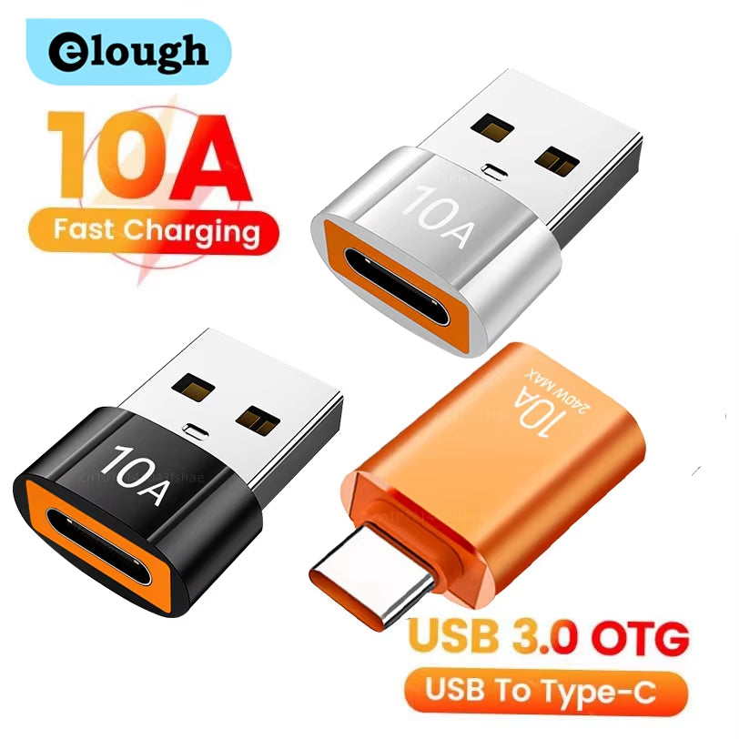 PowerBridge™ Type-C/USB Adapters – Fast Charging & Data Sync (10A)