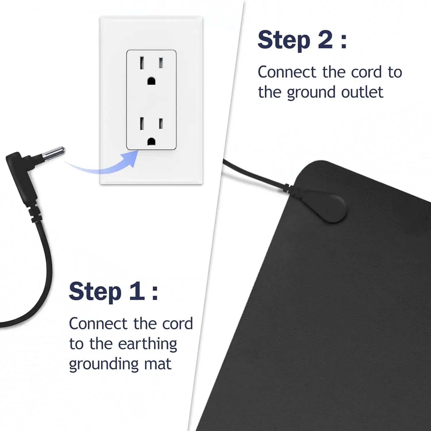 30×60cm Grounding Mat – Sleep & Wellness Pad for Pain Relief, Energy Balance & Better Circulation
