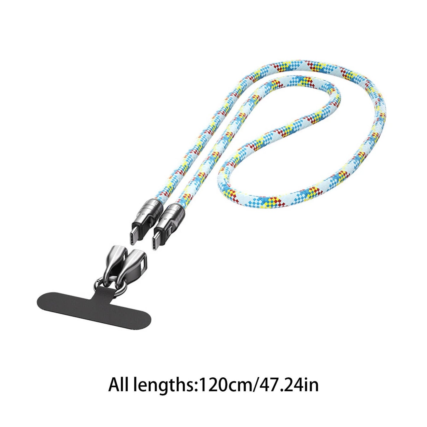 Charge in Style – The Wearable 240W USB-C Fast Charging (47 in) Bracelet