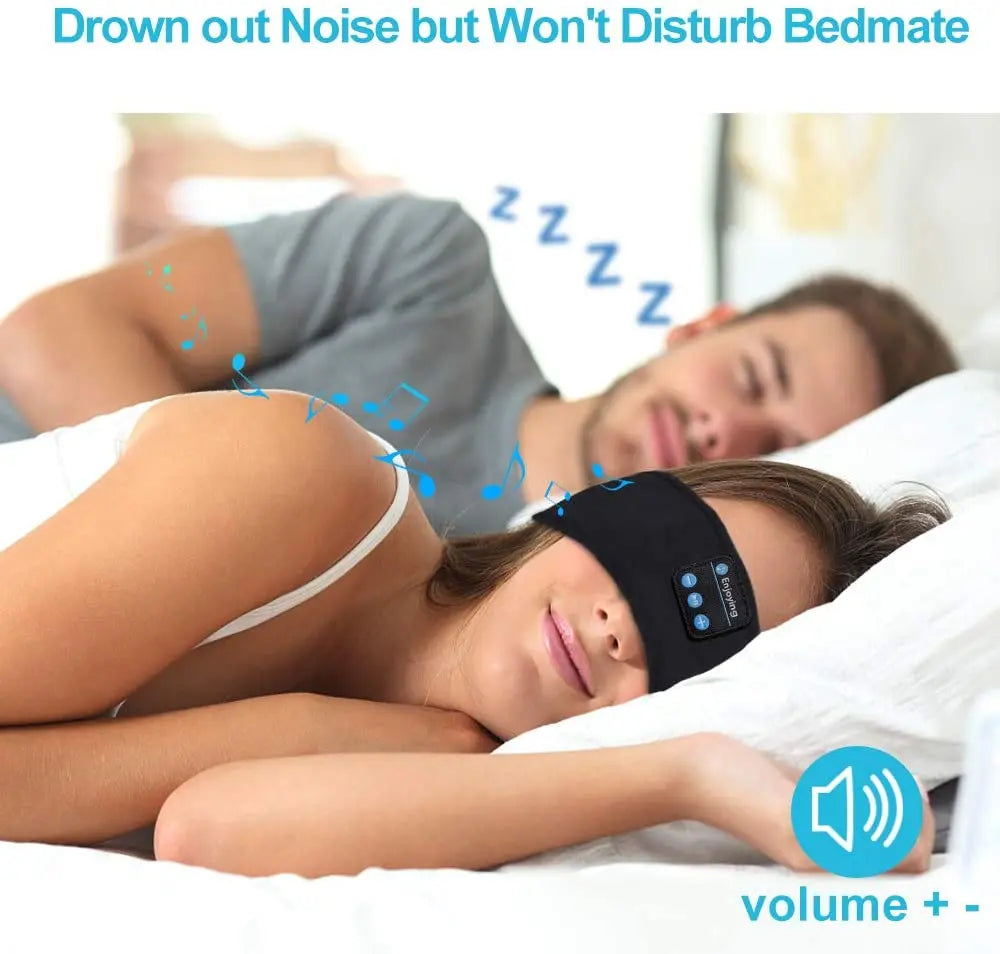 Bluetooth Sleep Headband – Wireless HD Stereo Headphones for Sleep, Workouts & Travel (10-Hour Battery)