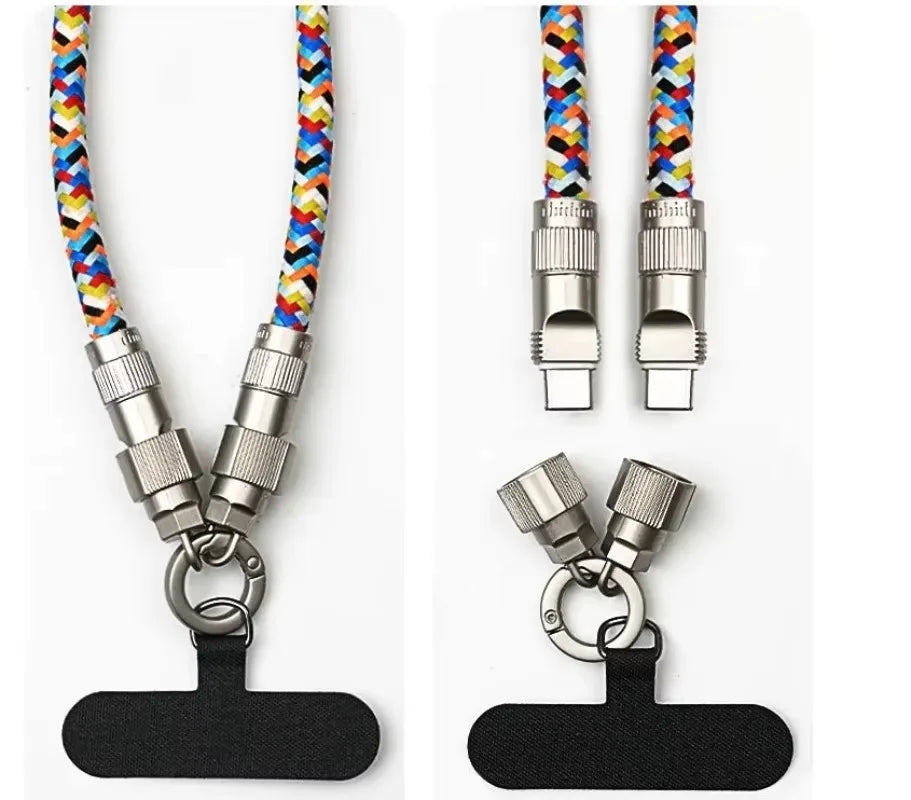 PowerLynk™ 2-in-1 Quick-Charge Lanyard Cable (60W Type-C)