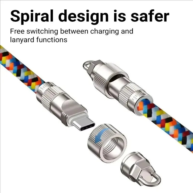 PowerLynk™ 2-in-1 Quick-Charge Lanyard Cable (60W Type-C)