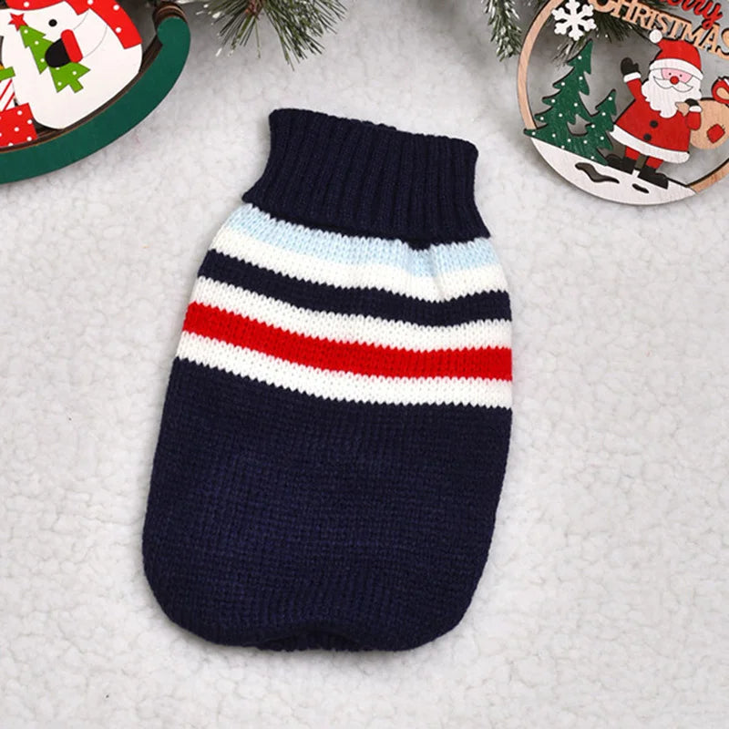 Cozy Winter Cat Sweater | Soft Knit Christmas Pullover for Cats & Kittens