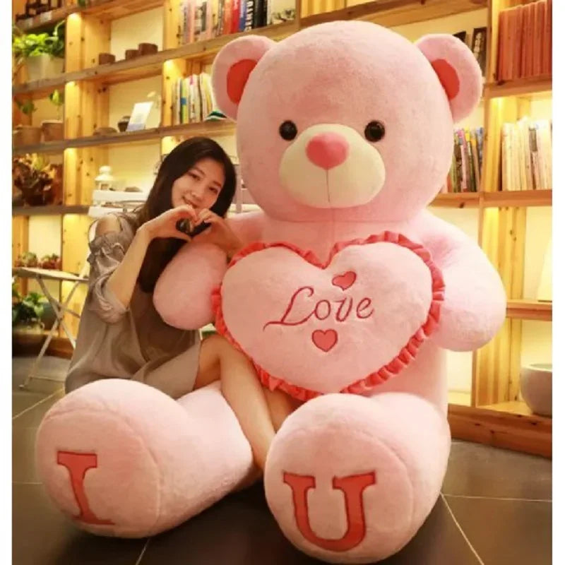 Surprise Your Loved One This Valentine's with a Giant LOVE Plush Bear! Perfect Gift for Girlfriends and Wives! 🐻❤️🎁
