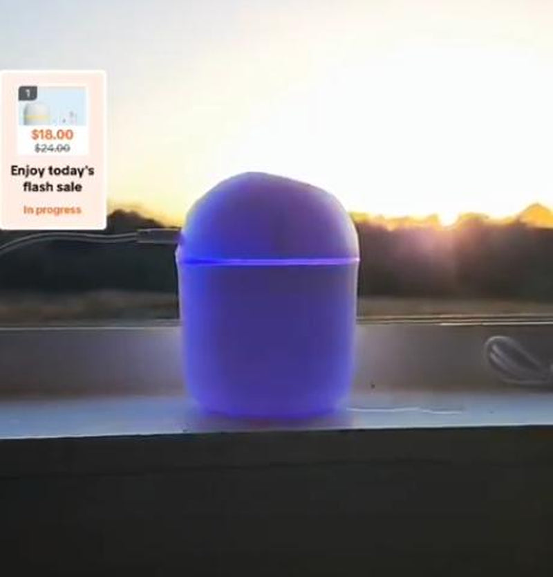 Travel-Size Neon Air Diffuser – Compact Aromatherapy with Multicolor Neon Glow