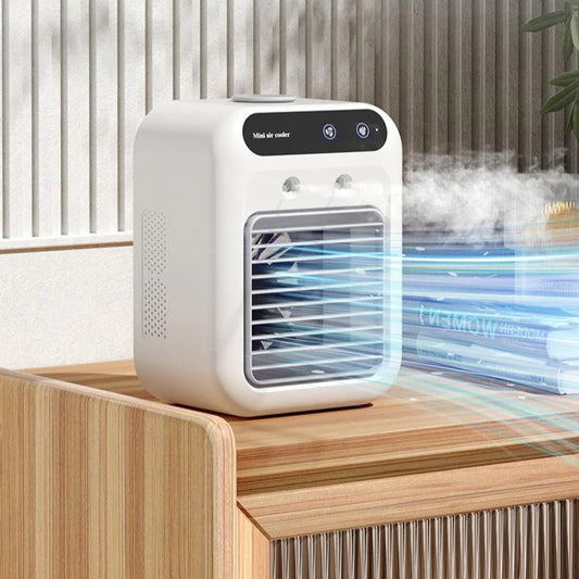 Portable 3-in-1 Air Cooler Fan – Compact AC for Home, Office, and Vehicle | Rapid Cooling and Humidification | Ships from USA | Popular on TikTok and Amazon