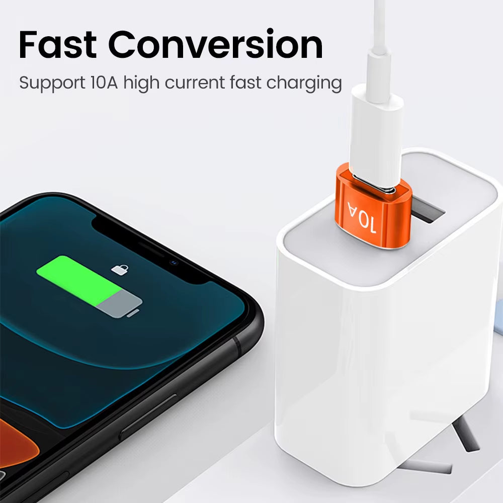 PowerBridge™ Type-C/USB Adapters – Fast Charging & Data Sync (10A)