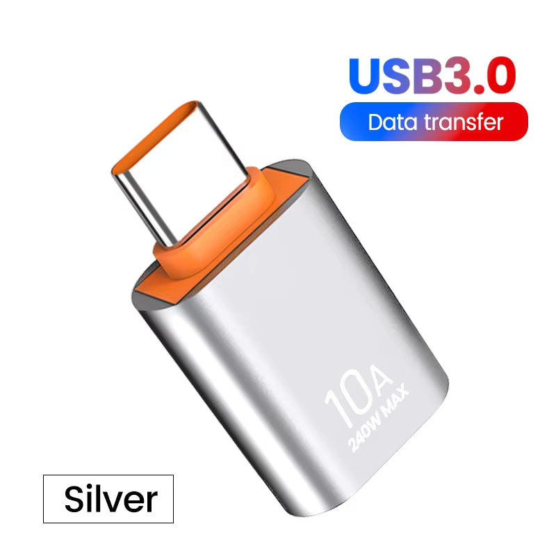PowerBridge™ Type-C/USB Adapters – Fast Charging & Data Sync (10A)